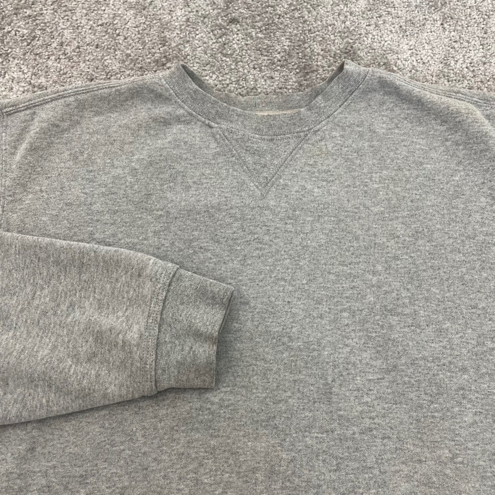 Carhartt Sweatshirt Mens Medium K124 Crewneck Pullover Original Fit Gray Utility
